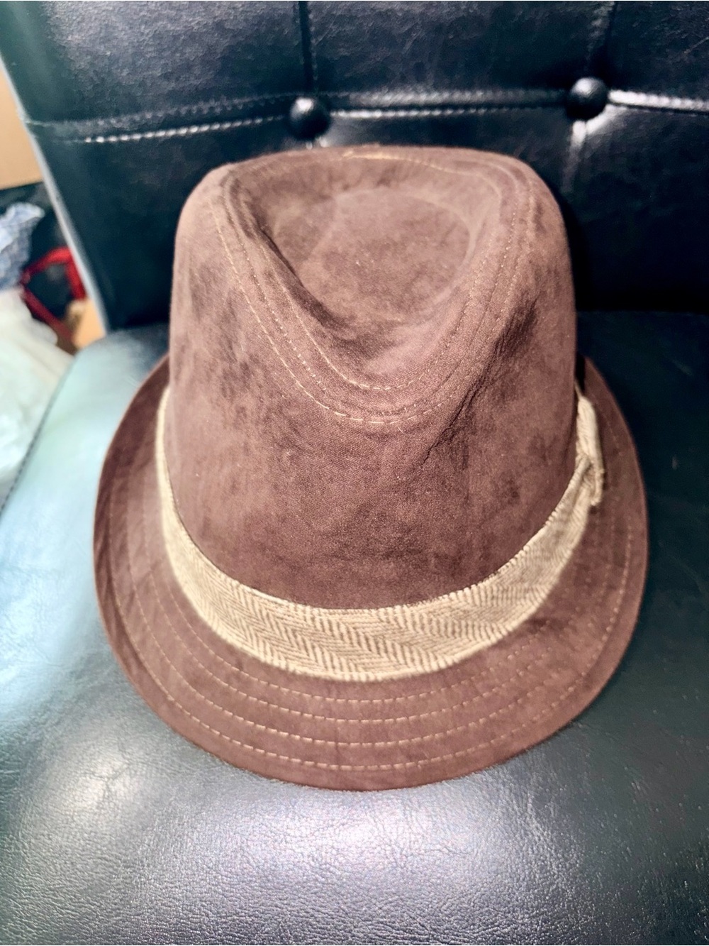 Levi's Brown Suede Men's Hat